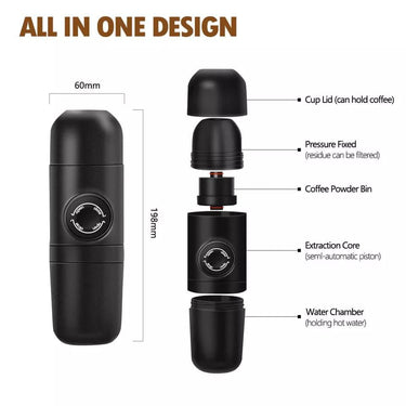 Cafetera manual portatil